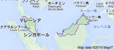 マレーシア地図